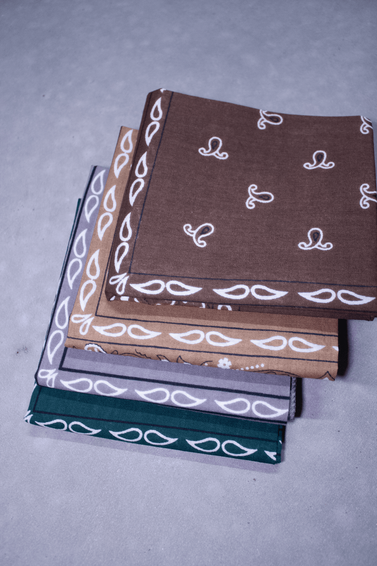 Earth Tone Paisley Bandana Pack - TruColours Apparel