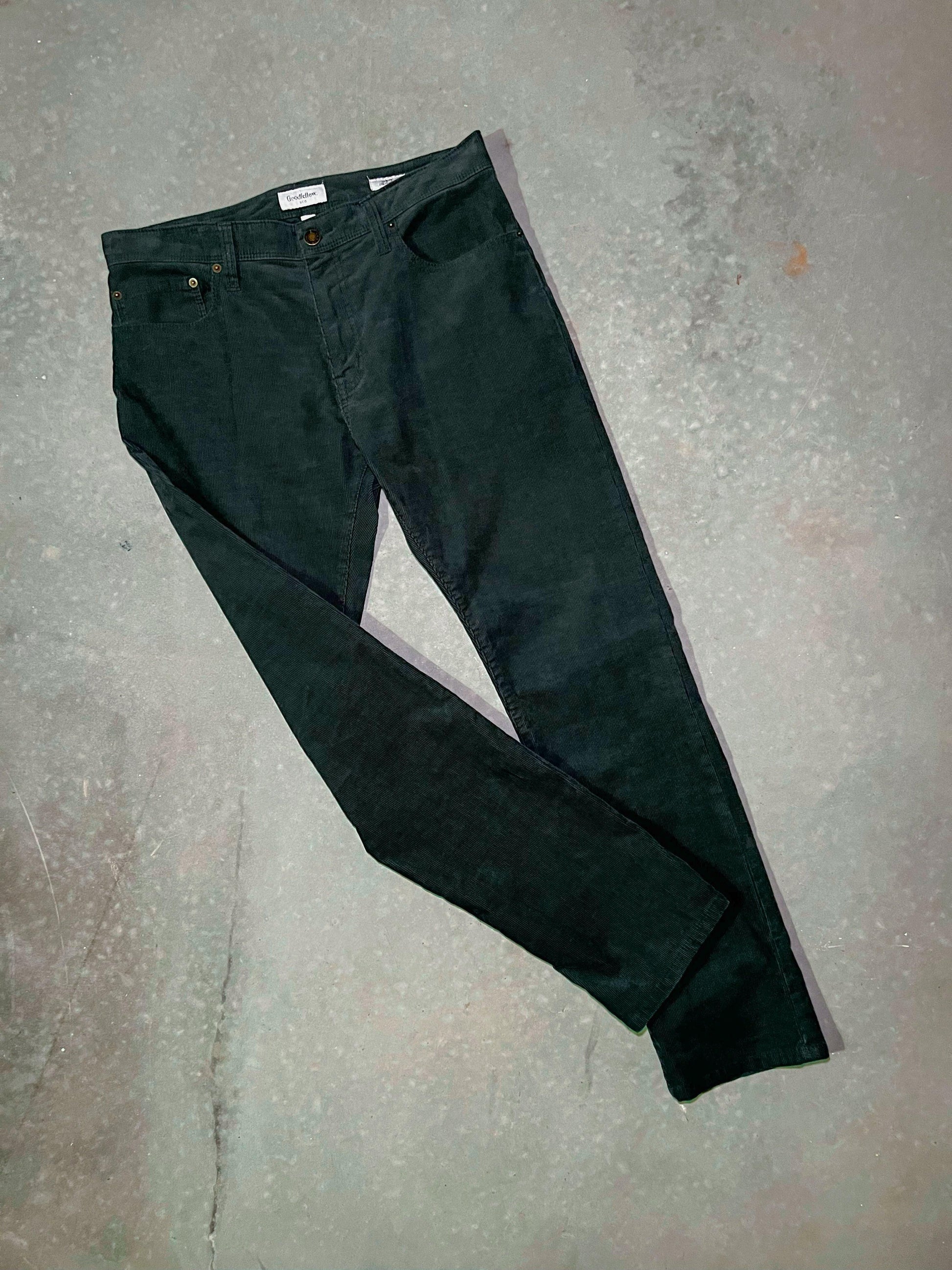 Corduroy Forest Green Pants - TruColours Apparel