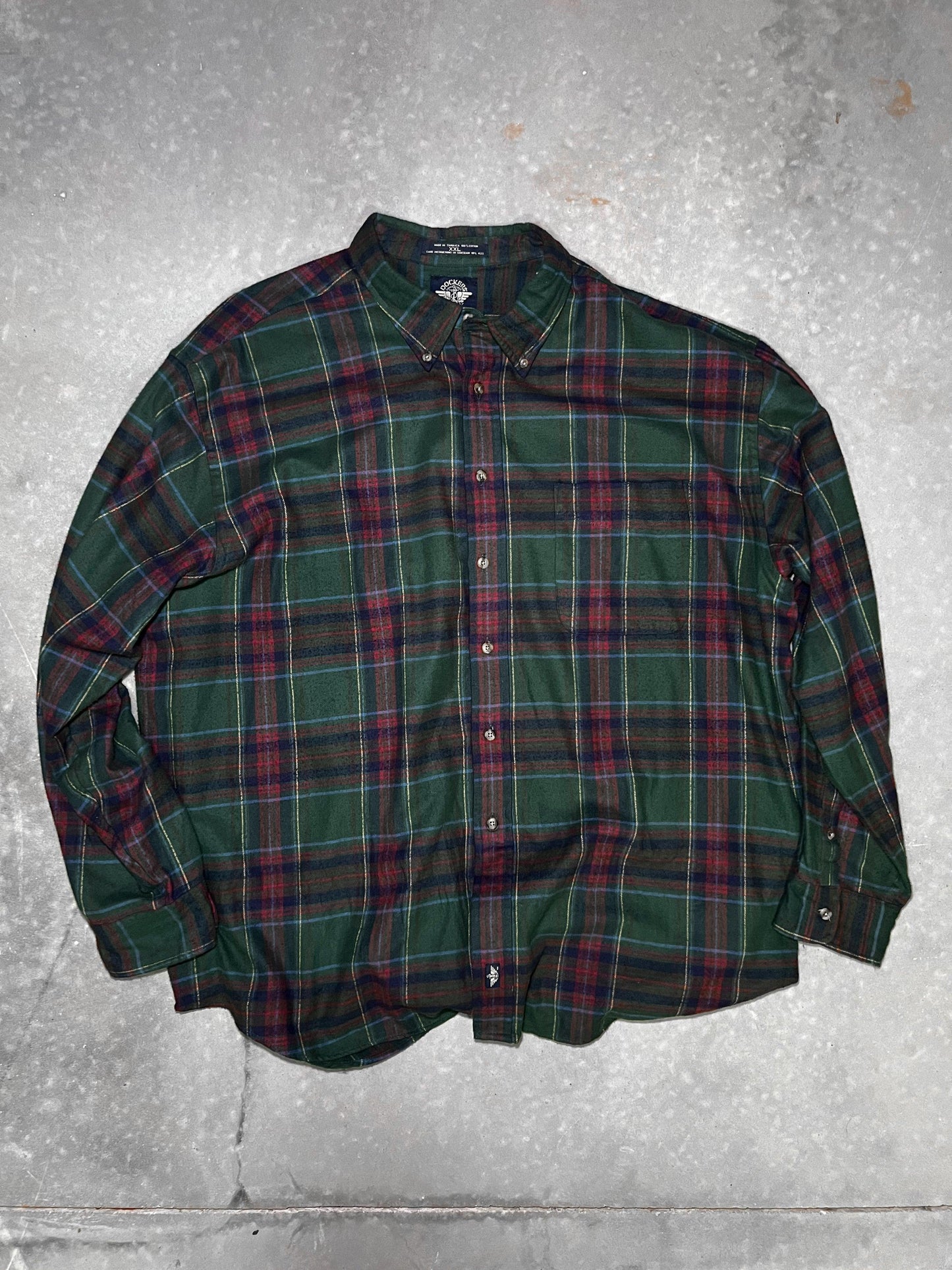 Green and Red Dockers Flannel - TruColours Apparel