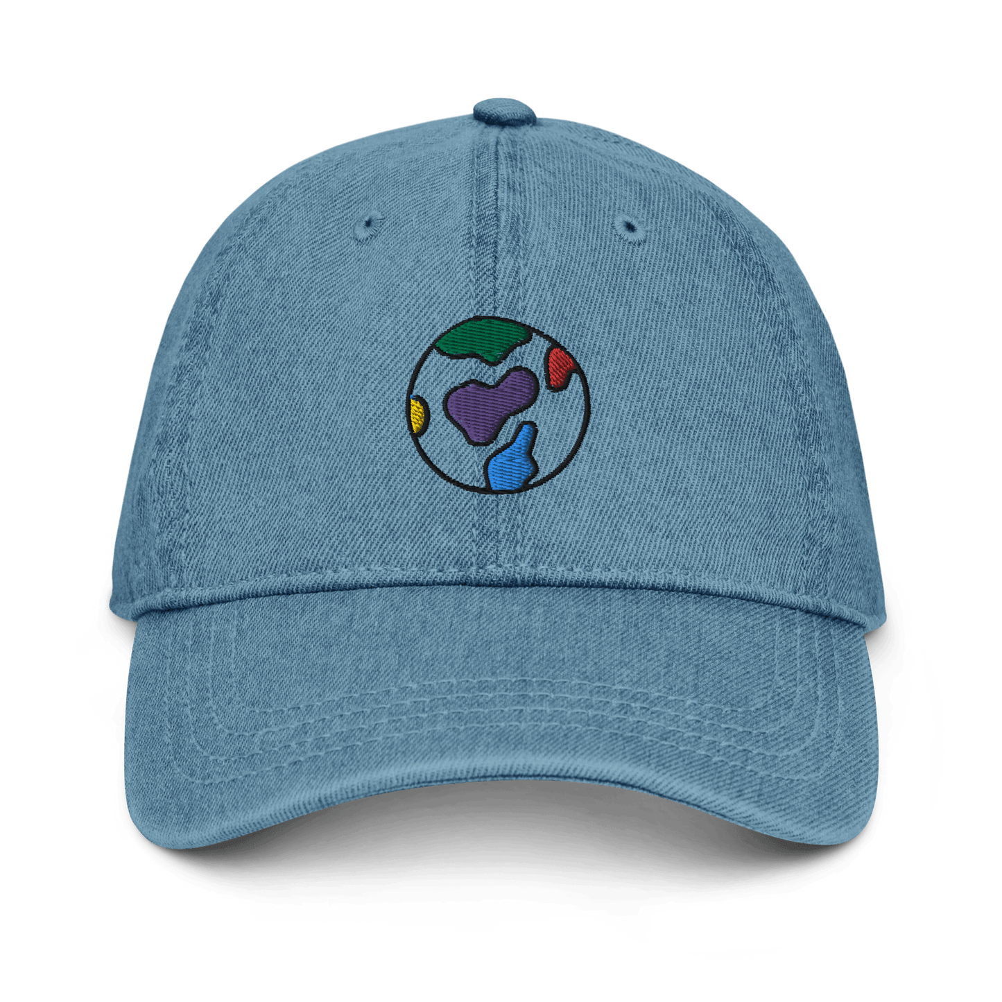 Embroidered Logo Denim Hat - TruColours Apparel