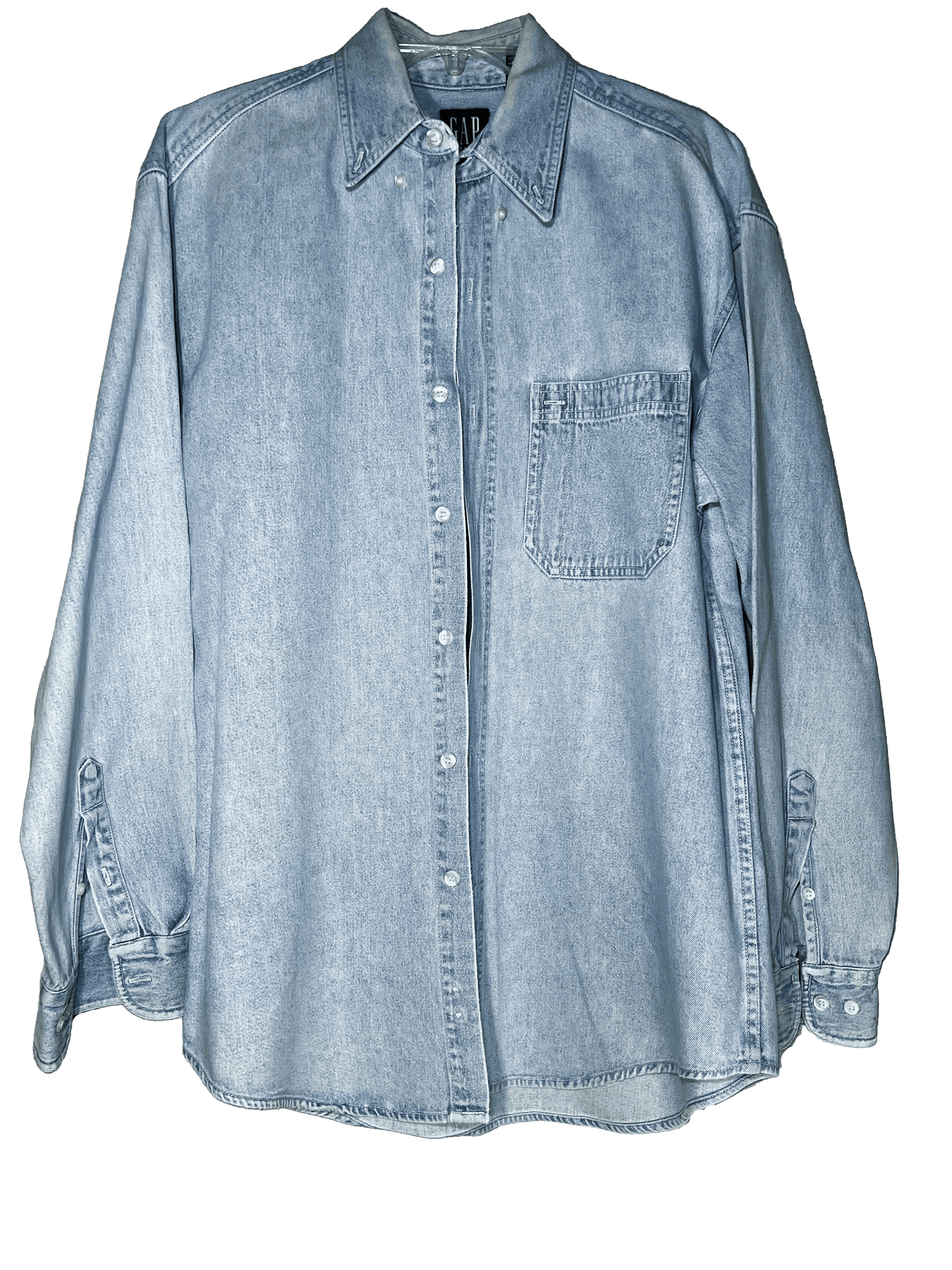 Vintage Denim Button Up Shirt - TruColours Apparel