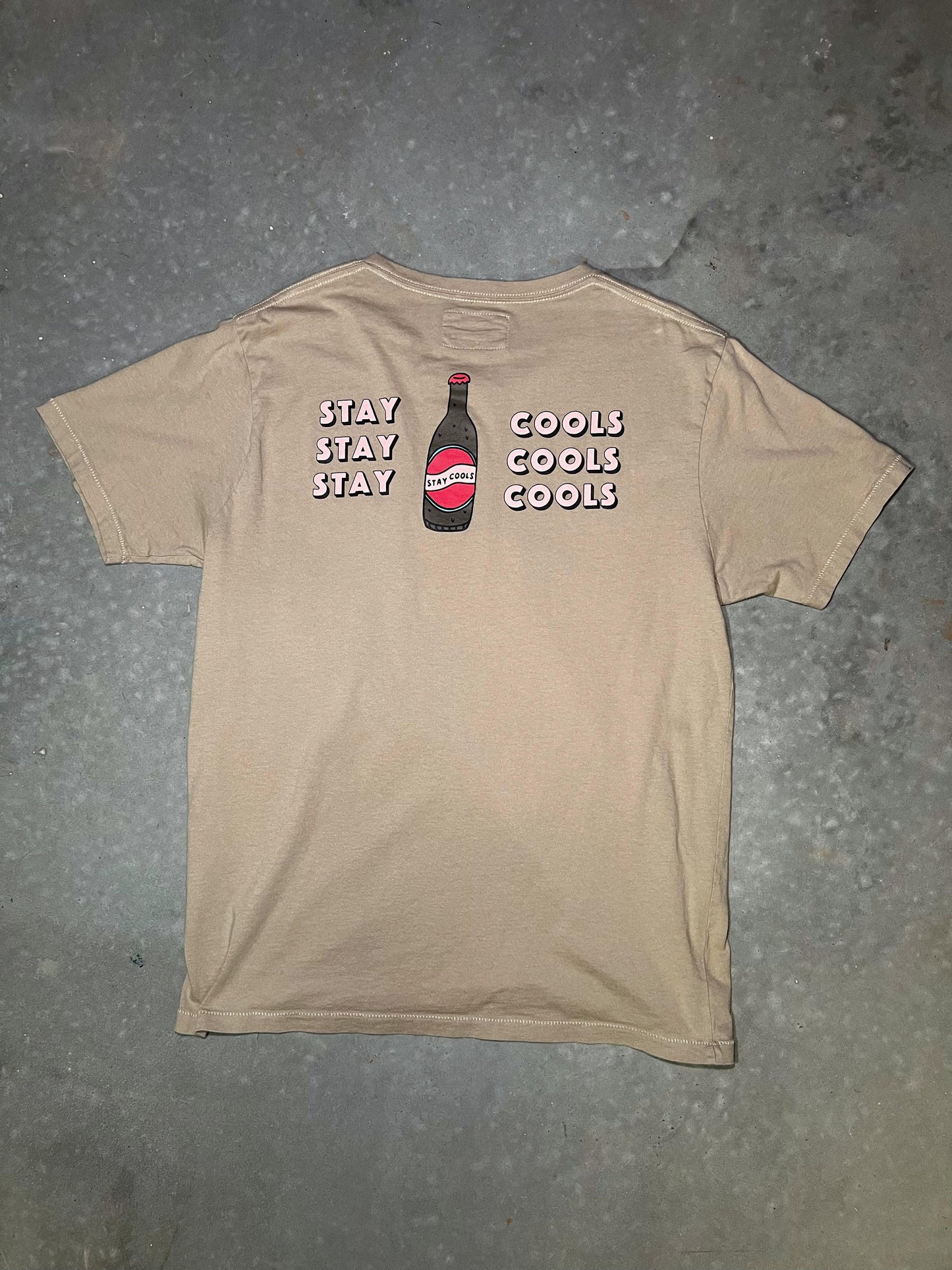 Stay Cools Bottles Graphic T-Shirt - TruColours Apparel