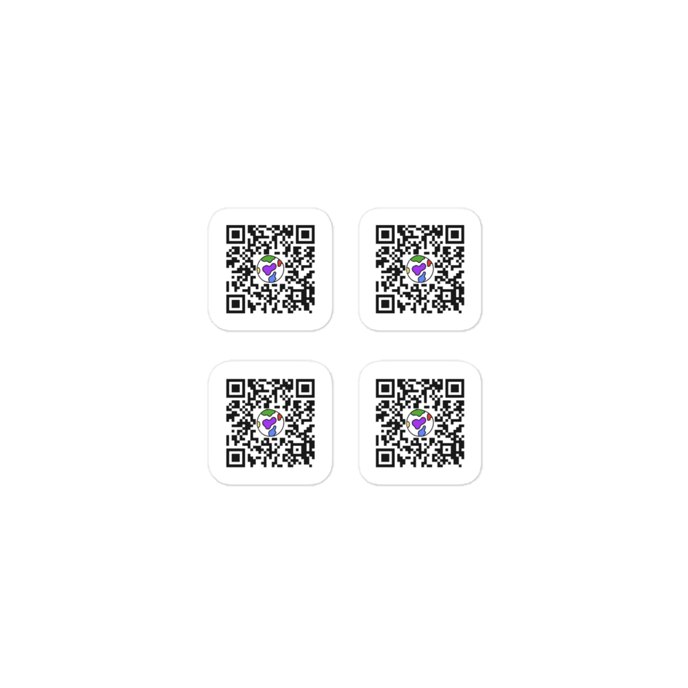 Small QR Code Stickers - 4 - TruColours Apparel