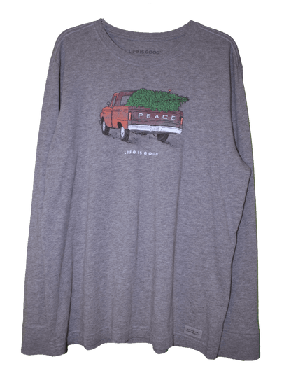 Little Red Truck Life is Good Long-Sleeve T-Shirt - TruColours Apparel