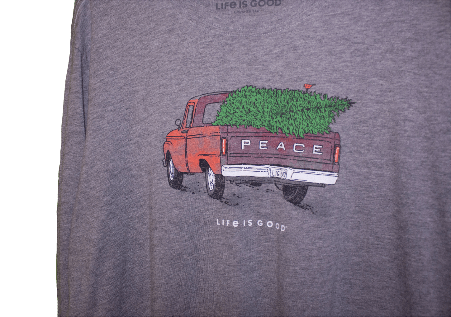 Little Red Truck Life is Good Long-Sleeve T-Shirt - TruColours Apparel