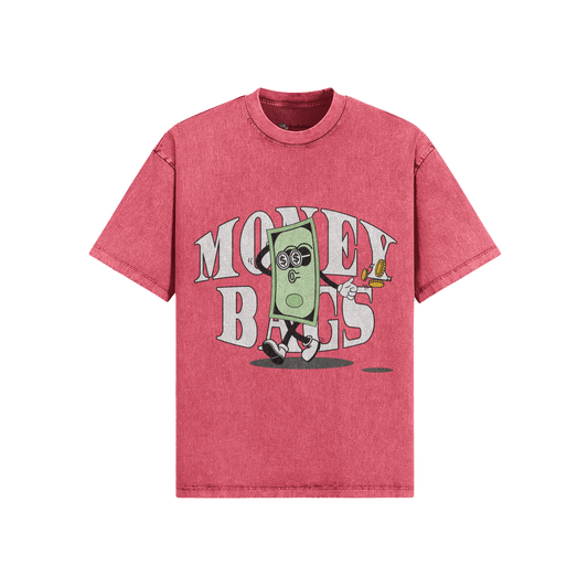 Money Bags Oversized Snow-Washed T-Shirt - TruColours Apparel