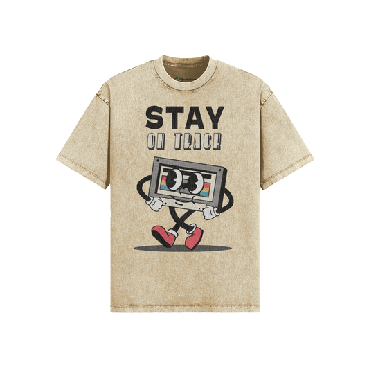 On Track Cassette Oversized T-Shirt